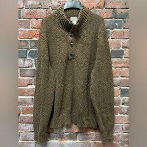 L.L Bean Cotton Knit Oversized Sweater Large